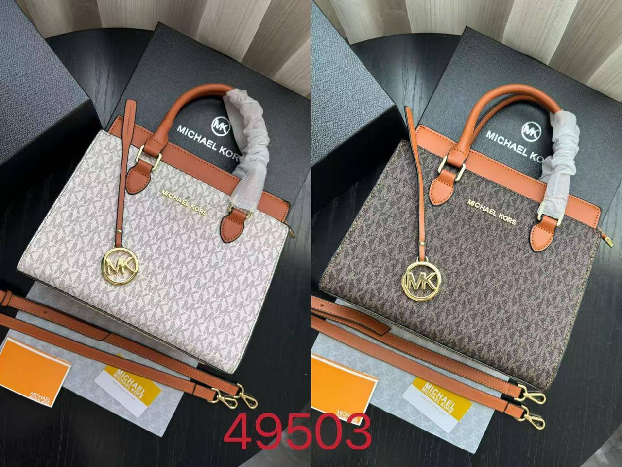 MK Sac Femme Bag SHEILA MD ZIP SACOCHE vanille