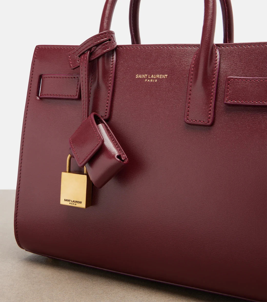 Saint-Laurent Sac cabas Sac De Jour Nano en cuir