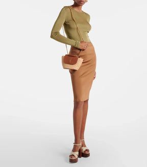S@int L@urent
Sac Manon Mini en raphia