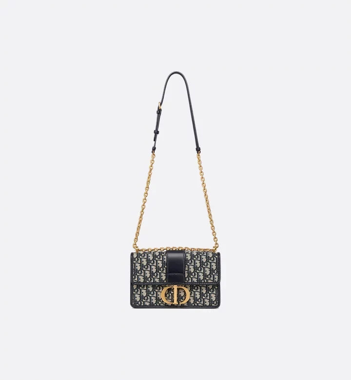 Dior Sac chaîne 30 Montaigne
Toile jacquard Diôr Oblique bleu