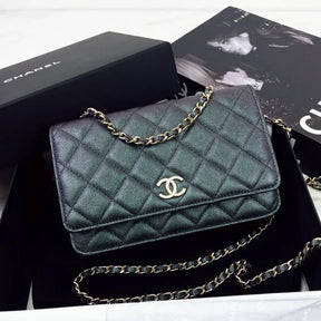 Ch@nel Sac bandoulière wallet on chain timeless/classique