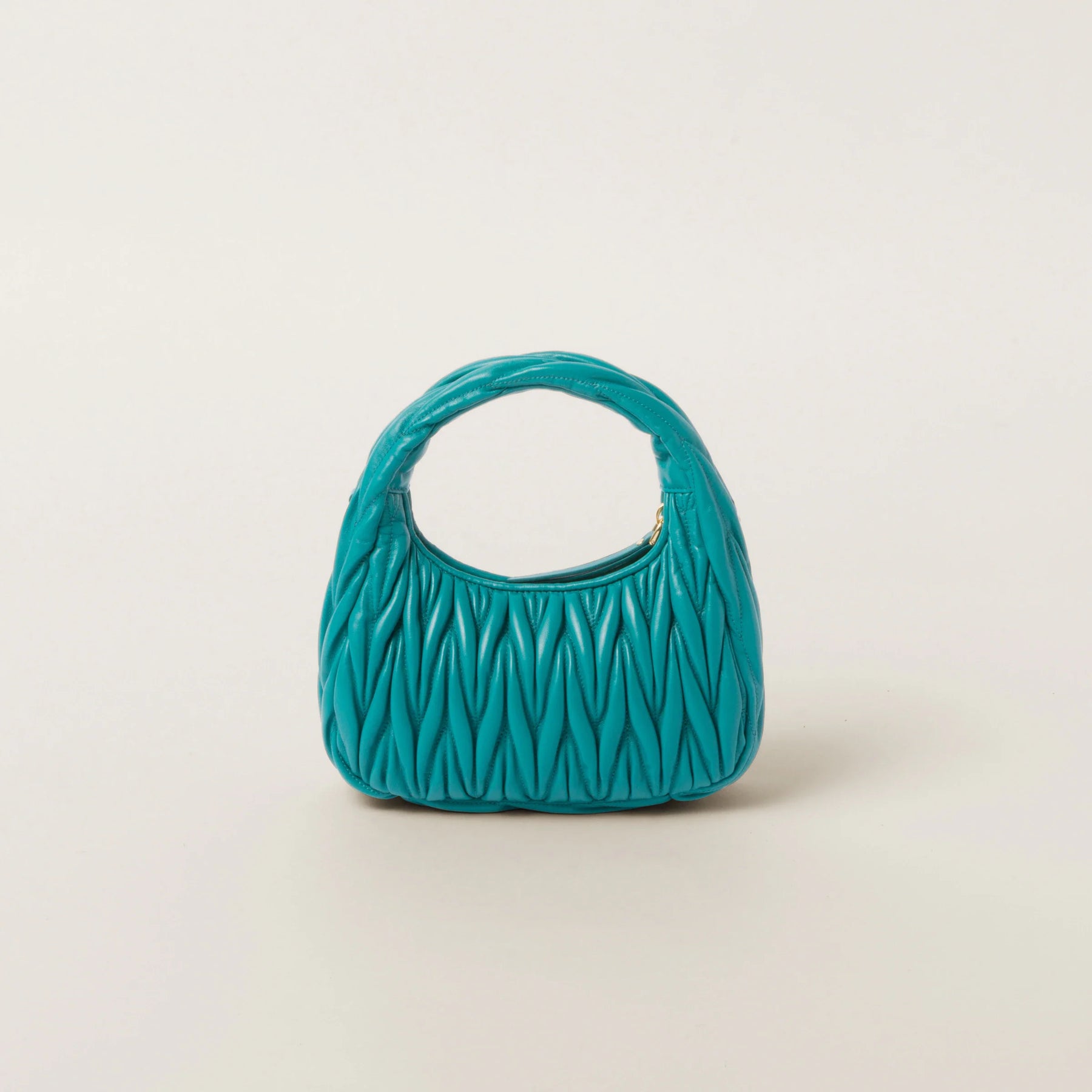 MIÛ MIÜ Sac hobo Wander nappa matelassé