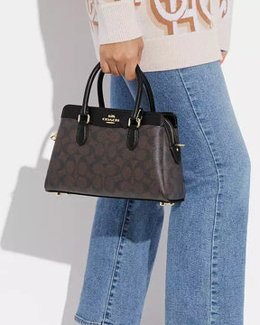Co@ch Mini Fourre Tout Darcie En Toile Signature
