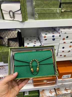GG Sac à épaule GG Dionysus Vert