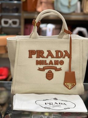 Sac à empiècement en toile de coton