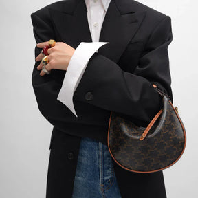 Sac Celine Lulu Teen Toile Triomphe ET veau