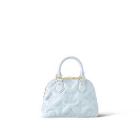LV Alma BB Matelassé Bleu Glacier