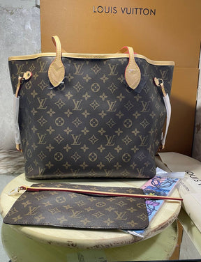 LV Sac Neverfull MM En cuir