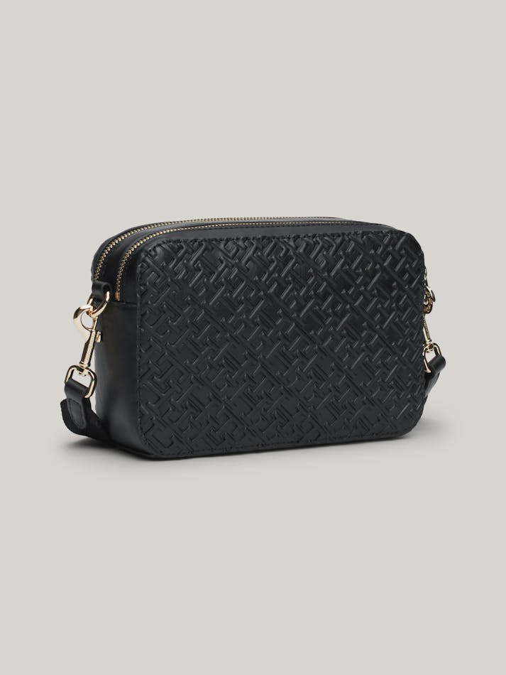 Sac bandoulière à monogramme TH embossé
