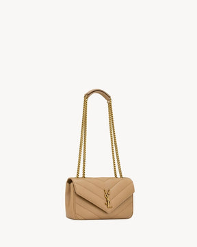 YSL LOULOU SMALL MATELASSÉ
NATURAL TAN