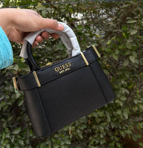 Sac à main GUESS pour femme ANADELA MINI SATCHEL HWBG96 33760 BLA Noir