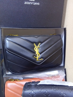 YSL LOULOU SMALL  MATELASSÉ
NOIR