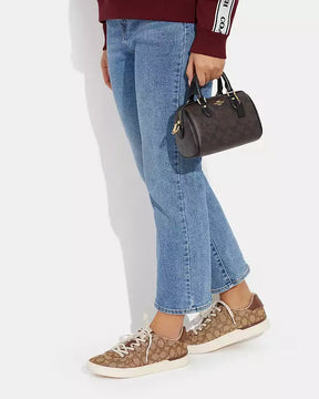 Sac Mini Porté Croisé Rowan En Toile Signature