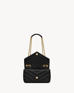 YSL LOULOU SMALL  MATELASSÉ
NOIR