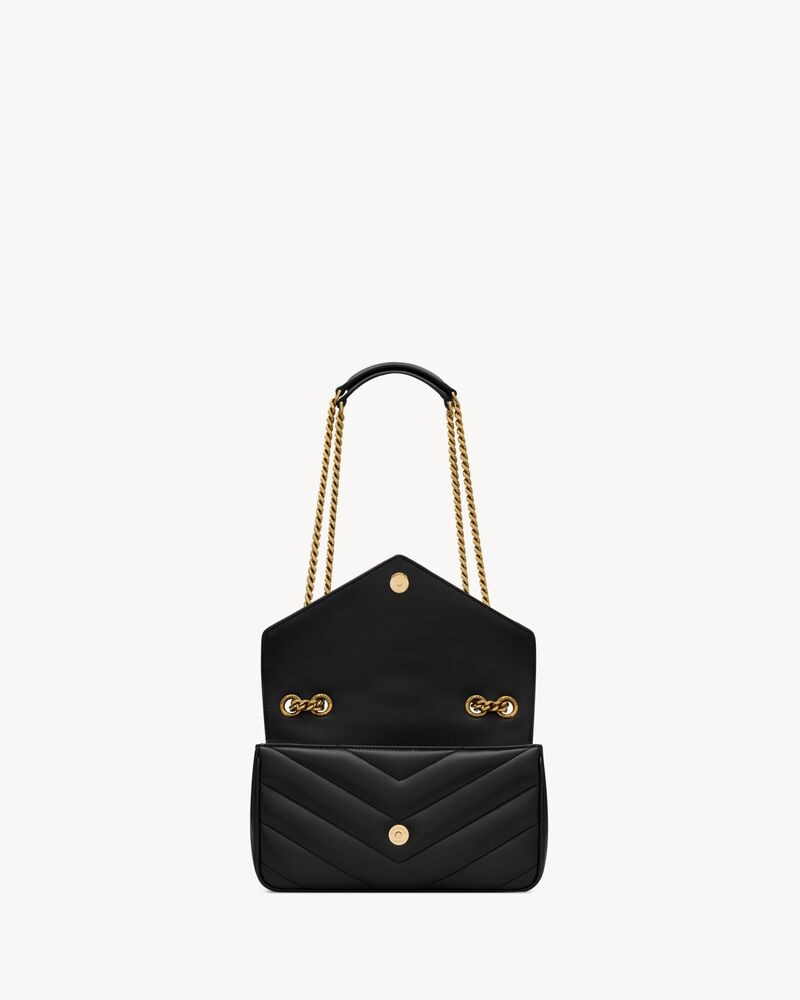 YSL LOULOU SMALL  MATELASSÉ
NOIR