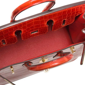 BIRKIN 35 HRMS CROCO ROUGE