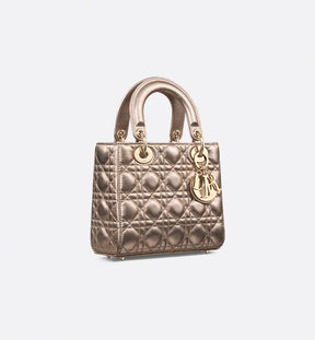 Small Ladÿ Diôr My ABCDior Bag
Gold-Tone Cannage Metallic Calfskin