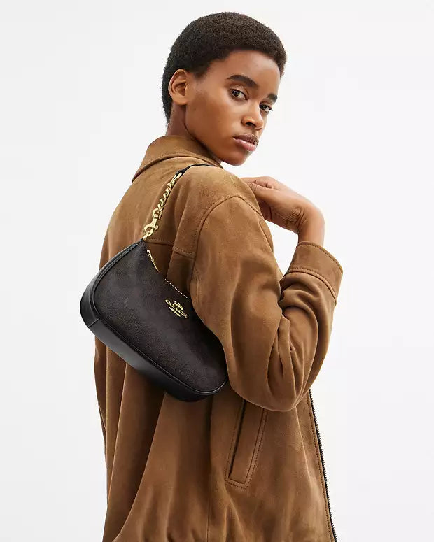 Sac épaule Teri en toile exclusive