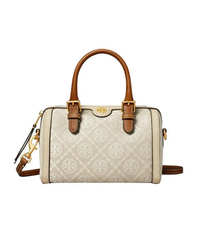 Tory Burch Sac à main, modèle T Monogram Petite Barrel à poignée supérieure
