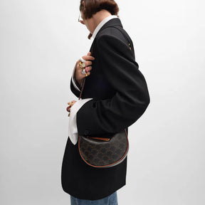 Sac Celine Lulu Teen Toile Triomphe ET veau