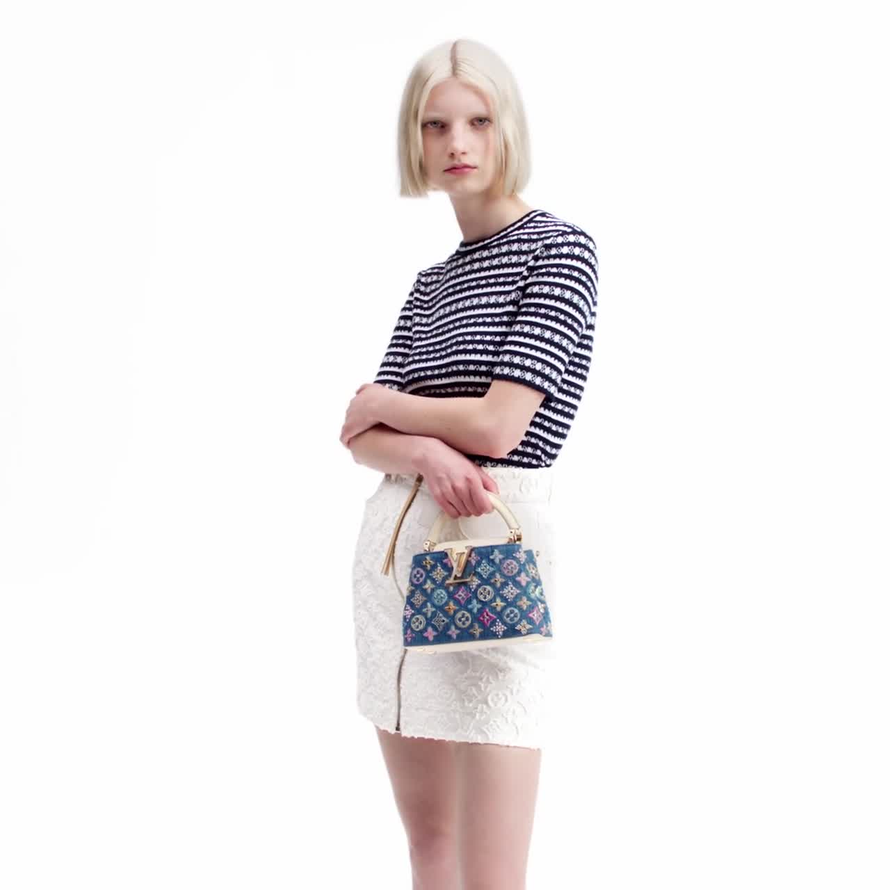 LV Capucines Mini En cuir