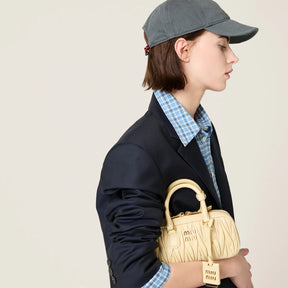 MIÛ MIÜ Mini sac Arcadie nappa matelassé
