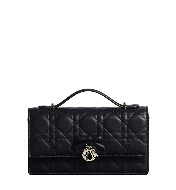 Mini sac My Dior
Cuir d'agneau Cannage noir