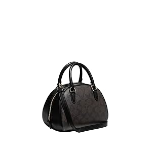 Sac à main Sydney en marron et noir Signature