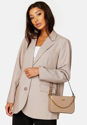 Mini sac Katey en crocodile