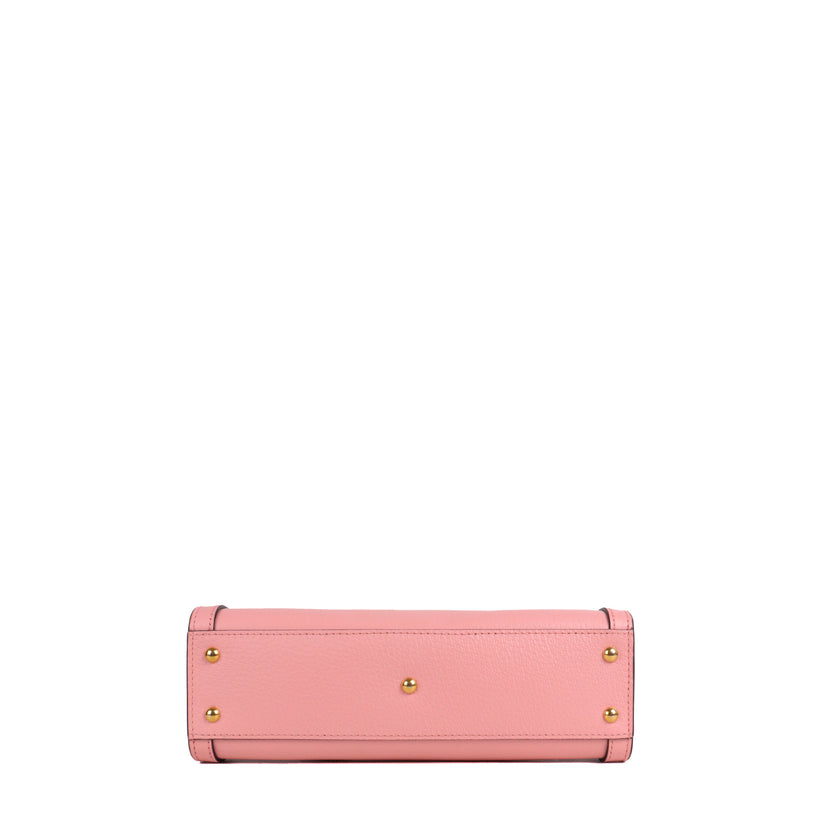 GG Sac à bandoulière Diana Bamboo mini GG lisse rose