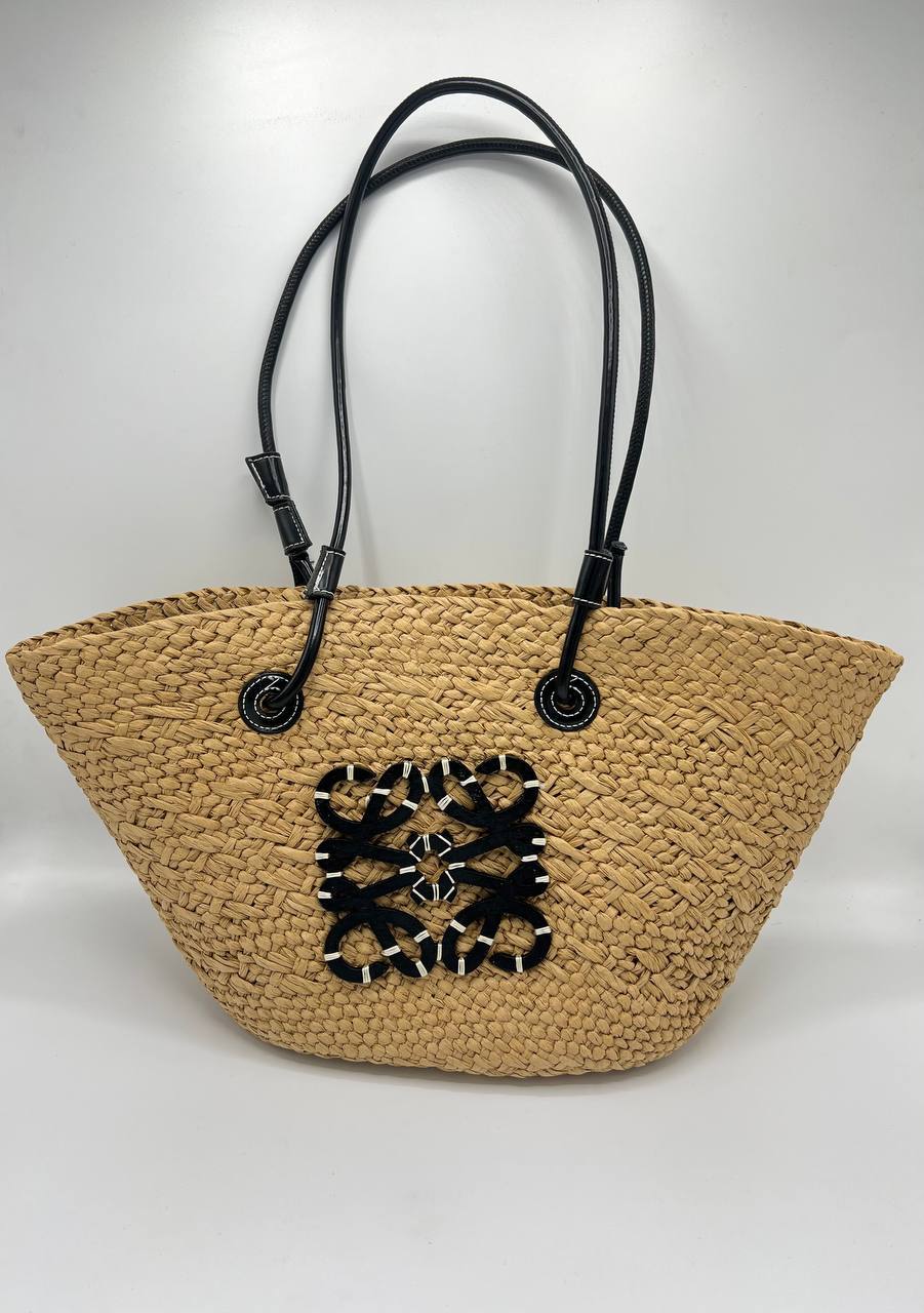 LÔEWE  panier Anagram X Paula's Ibiza en coloris naturel
