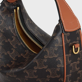 Sac Celine Lulu Teen Toile Triomphe ET veau