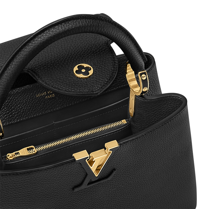LV Sac Capucines MM En cuir