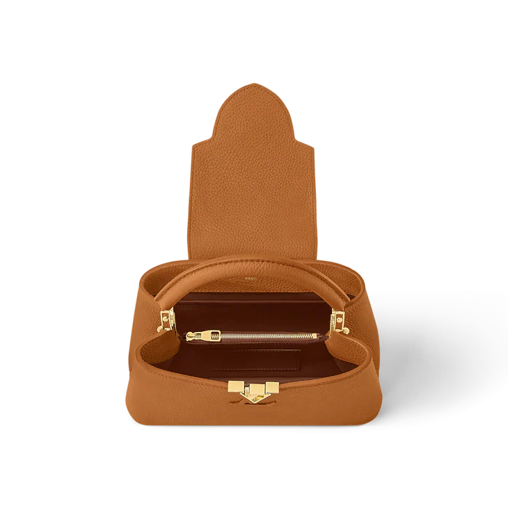 LV Sac Capucines Mini en cuir
