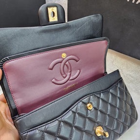 Sac CH@NEL Timeless/Classique en Cuir Noir - 102017