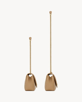 YSL LOULOU SMALL MATELASSÉ
NATURAL TAN