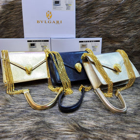 Bvlg@ri Sac bandoulière Serpenti