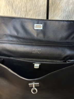 Bâlencïagâ Sac À Main Rodeo Moyen Avec Un Charm pour Femme en Noir