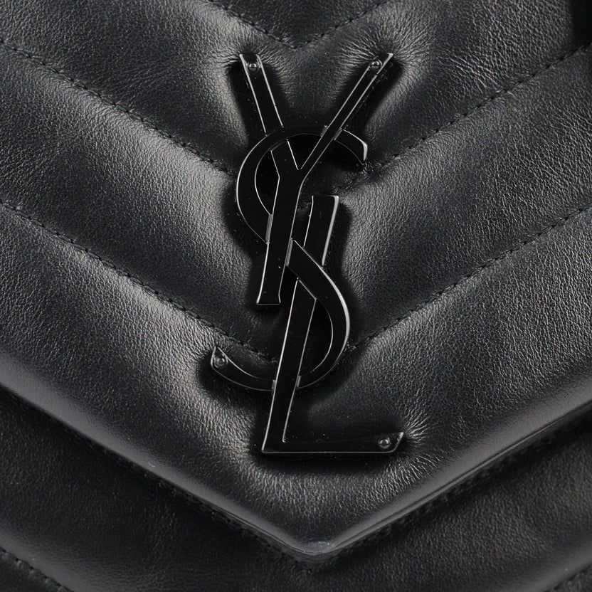 SAINT LAURENT Loulou de taille moyenne en cuir matelassé