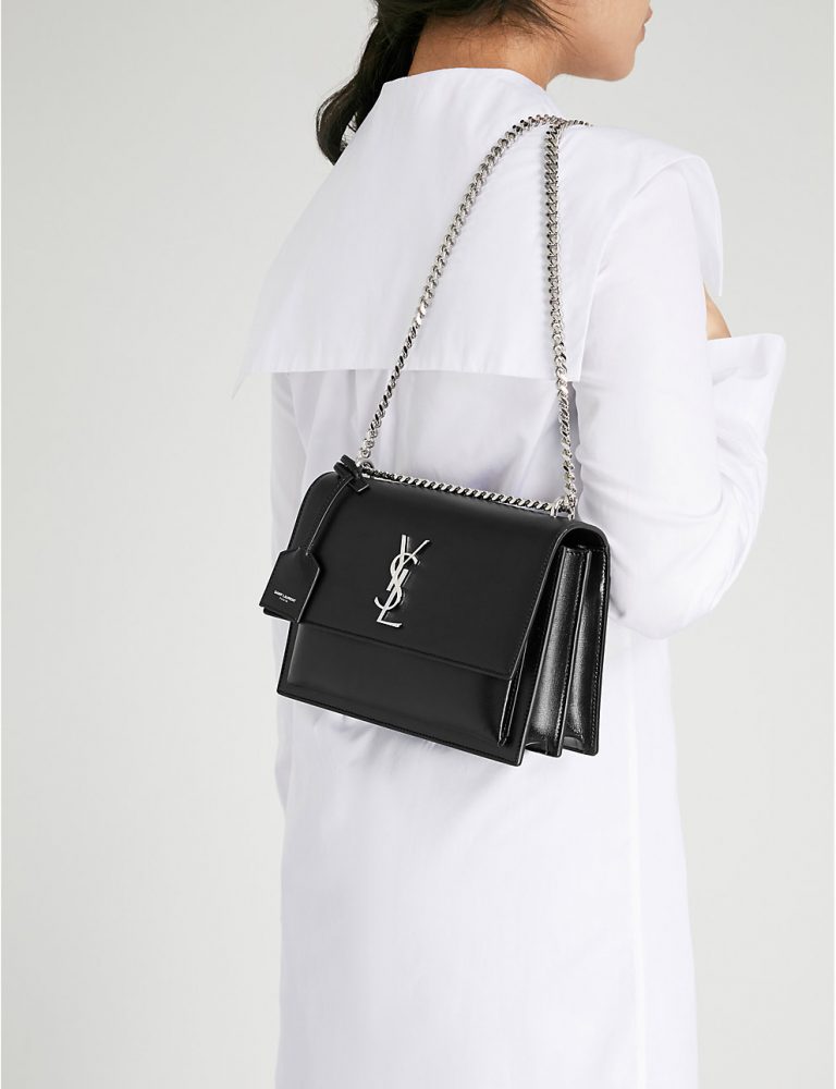 s@int laurent sunset medium  cross-body bag black