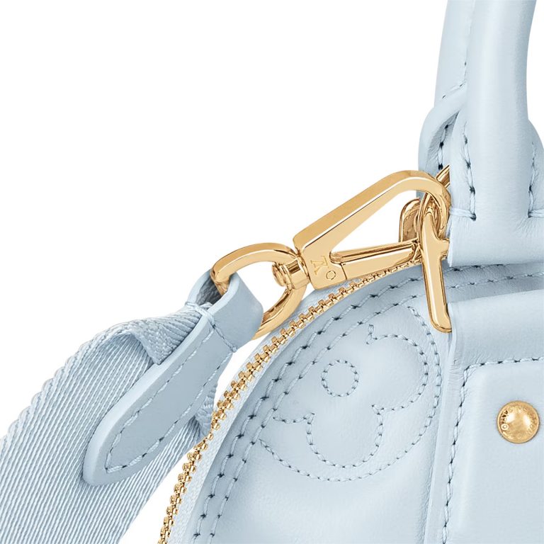 LV Alma BB Matelassé Bleu Glacier