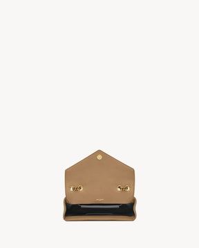 YSL LOULOU SMALL MATELASSÉ
NATURAL TAN