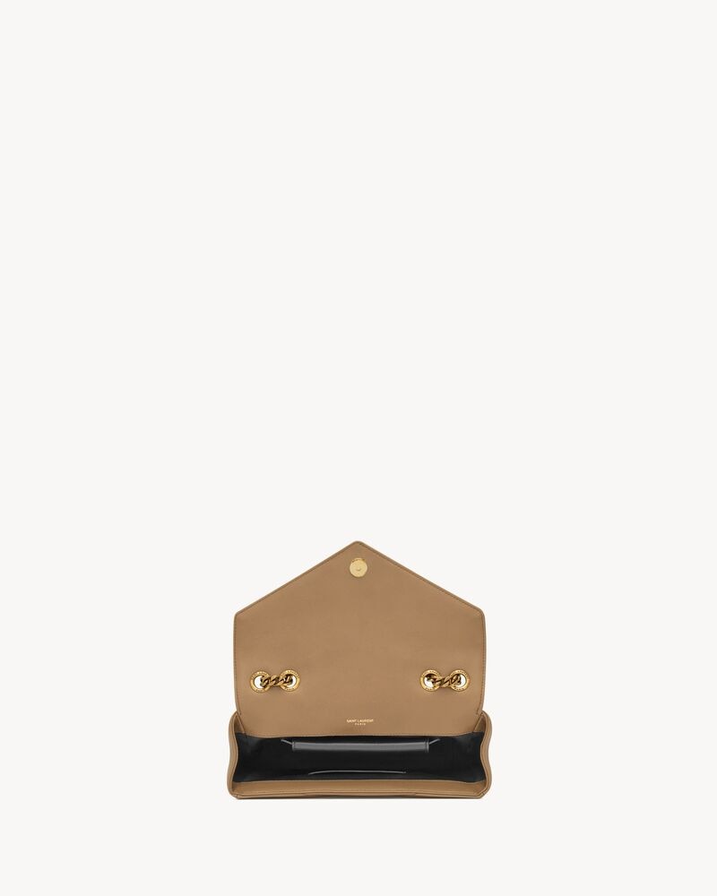 YSL LOULOU SMALL MATELASSÉ
NATURAL TAN