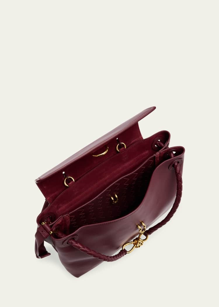 Bottega Vénéta Sac à poignée supérieure en cuir Ciao Ciao de taille moyenne
