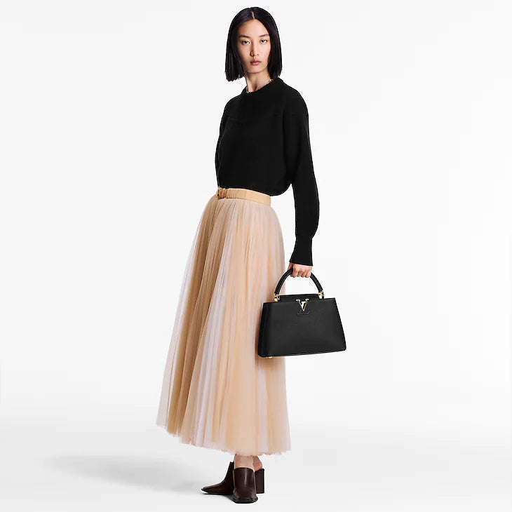 LV Sac Capucines MM En cuir