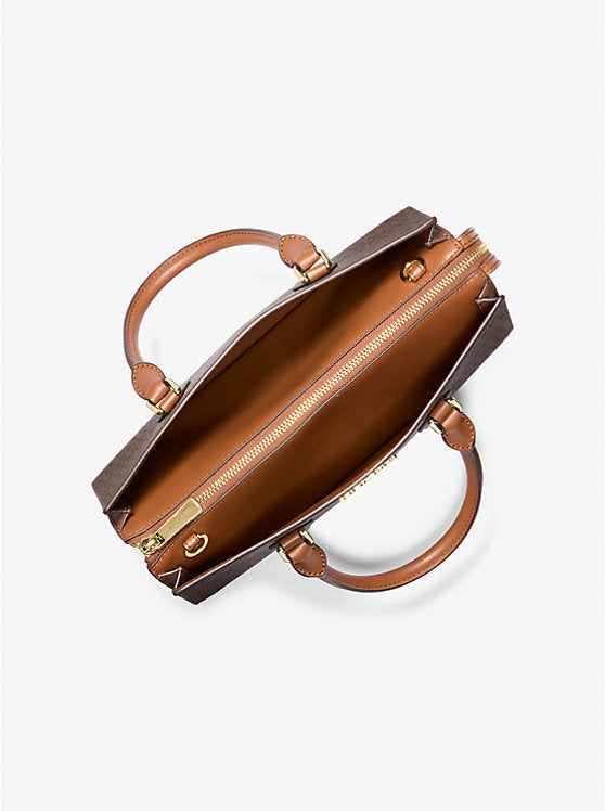 MK Sheila Medium Logo Satchel