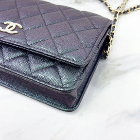 Ch@nel Sac bandoulière wallet on chain timeless/classique