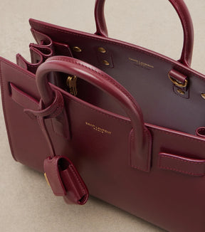 Saint-Laurent Sac cabas Sac De Jour Nano en cuir