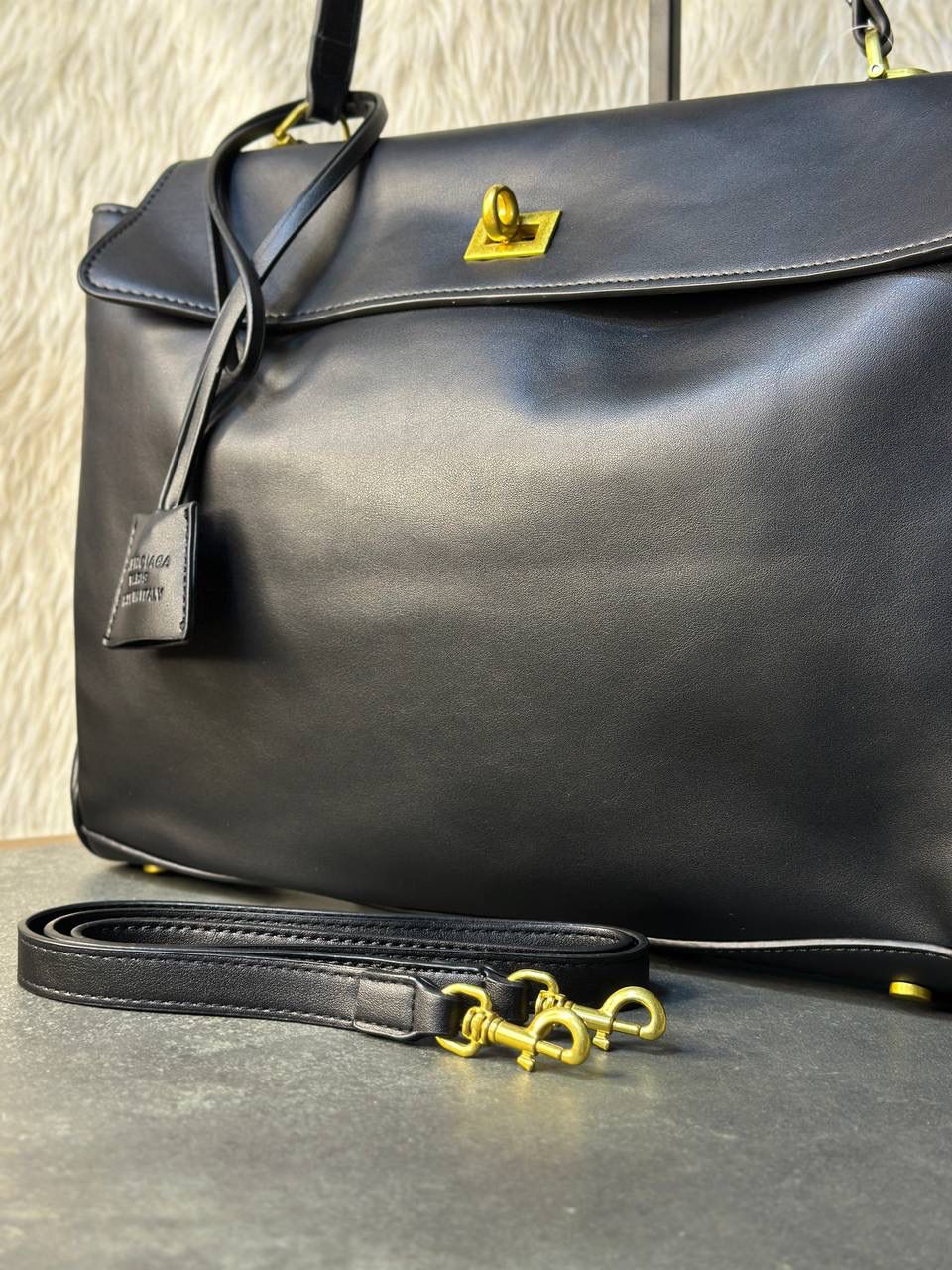 Bâlencïagâ Sac À Main Rodeo Moyen pour Femme en Noir