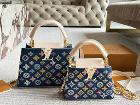 LV Capucines Mini En cuir
